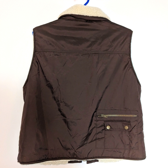 Armor Jeans: Brown sleeveless Vest multiple pockets size: XL - Picture 2 of 7